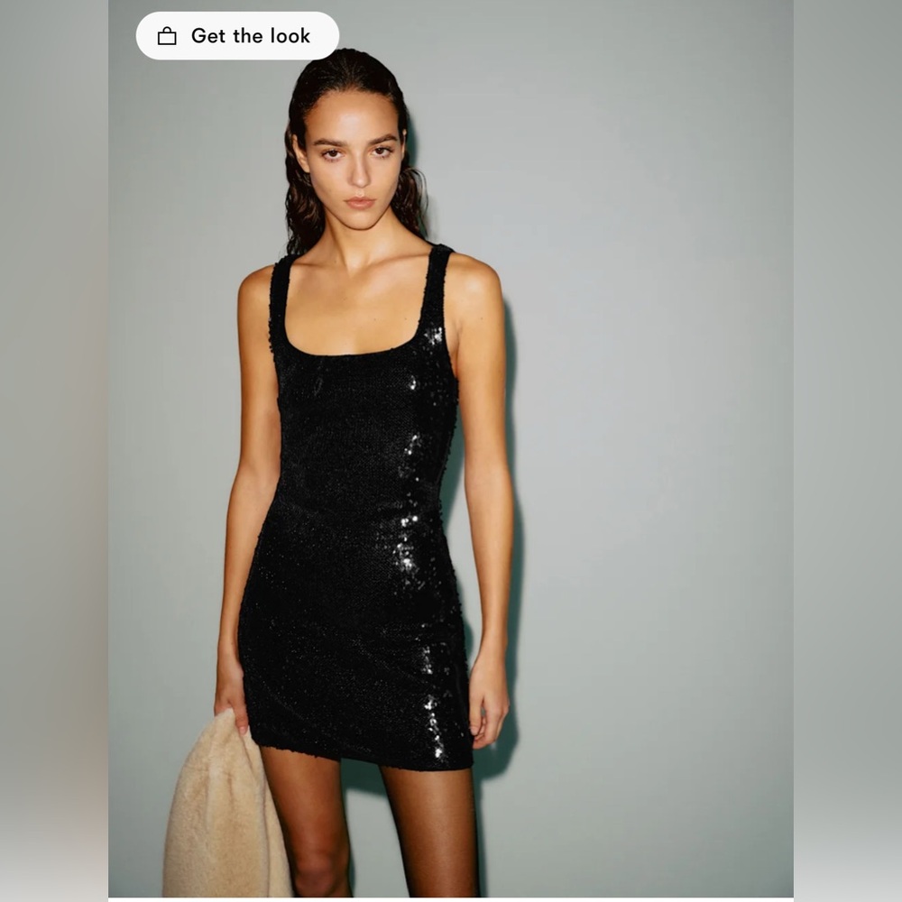 NWT Reformation Carla Knit Dress Black - Size S